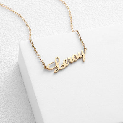 Name Tag Necklace