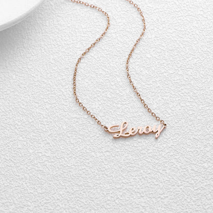 Name Tag Necklace