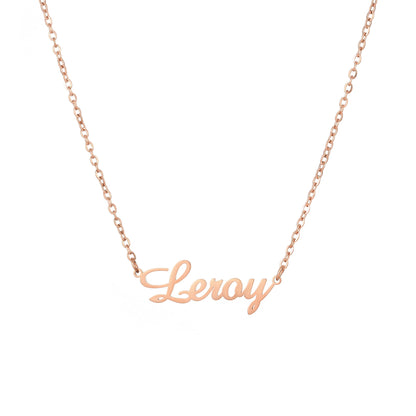 Name Tag Necklace