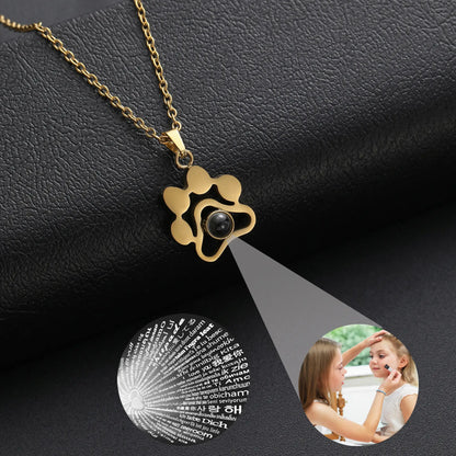 Paw + Picture Necklace